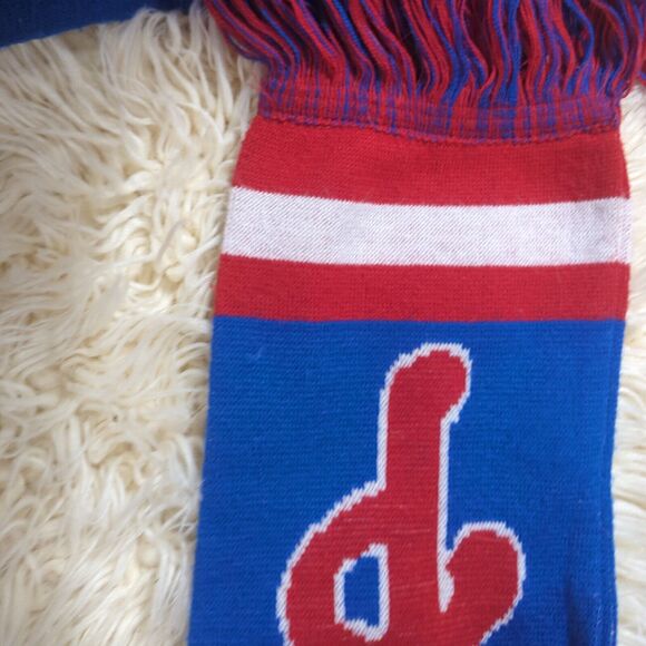 FOCO Philadelphia Phillies 2012 Team Stripe Scarf Collective Winter Hockey Scarf - Picture 7 of 9